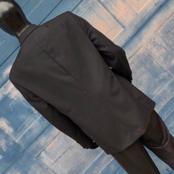 LANA MODA MEN'S PURE ITALIAN WOOL DOUBLE BREASTED LUXURY BLAZER - Picture 10 of 17